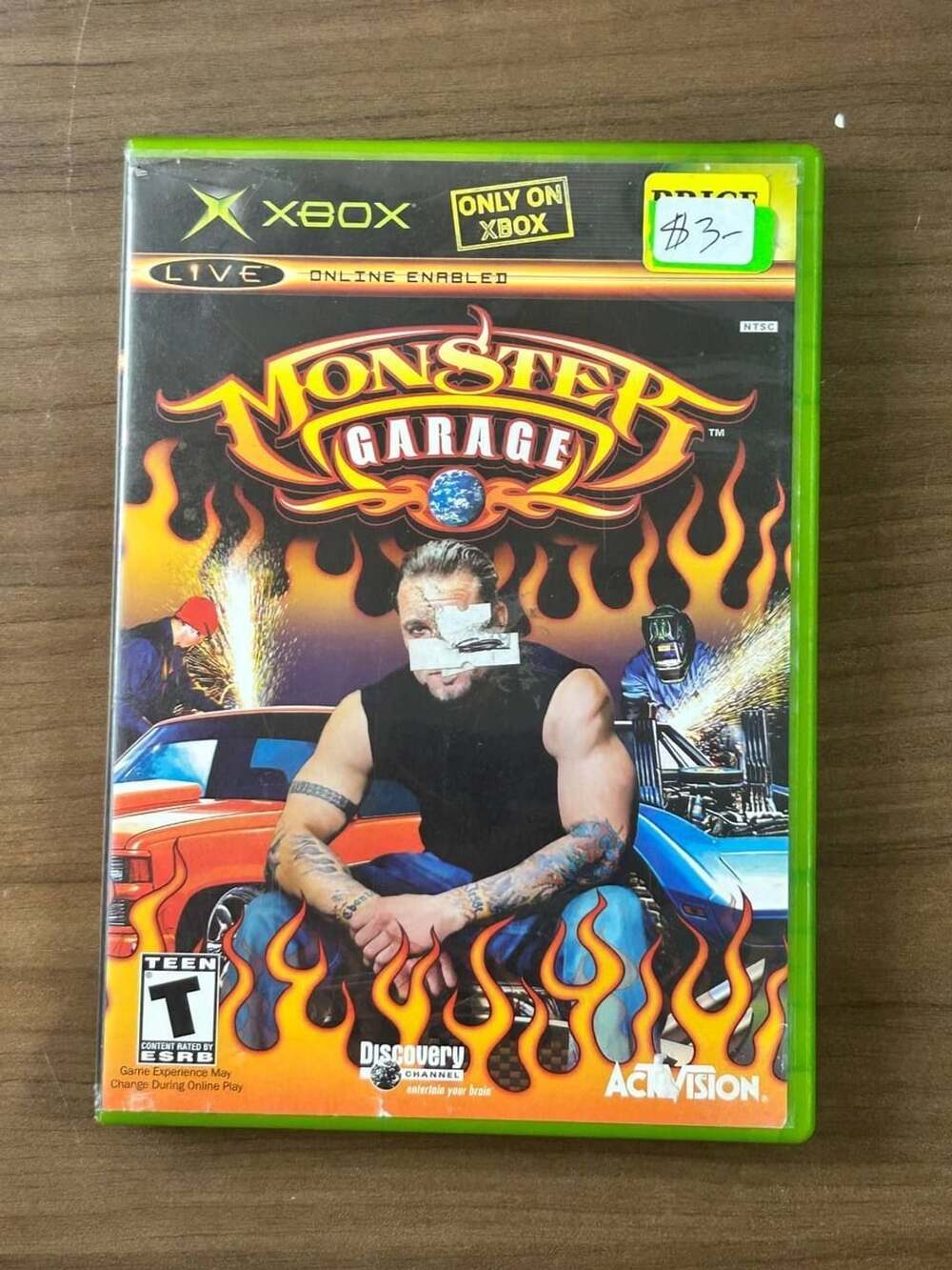 Monster Garage Microsoft Xbox 2004 Game with Case & Manual Activision NTSC